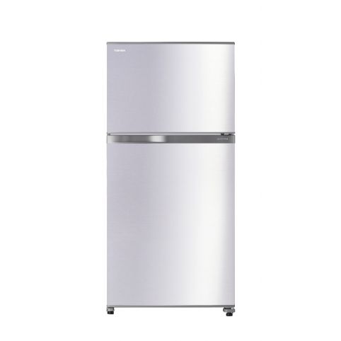 Toshiba Refrigerator, 820Ltrs, Double Door, Ultra Fresh, Duo Hybrid, AG Crisper, Bright Silver